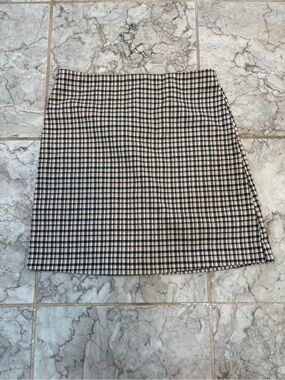 Gianni Bini Women's Preppy Fall Plaid Mini Skirt Size 12